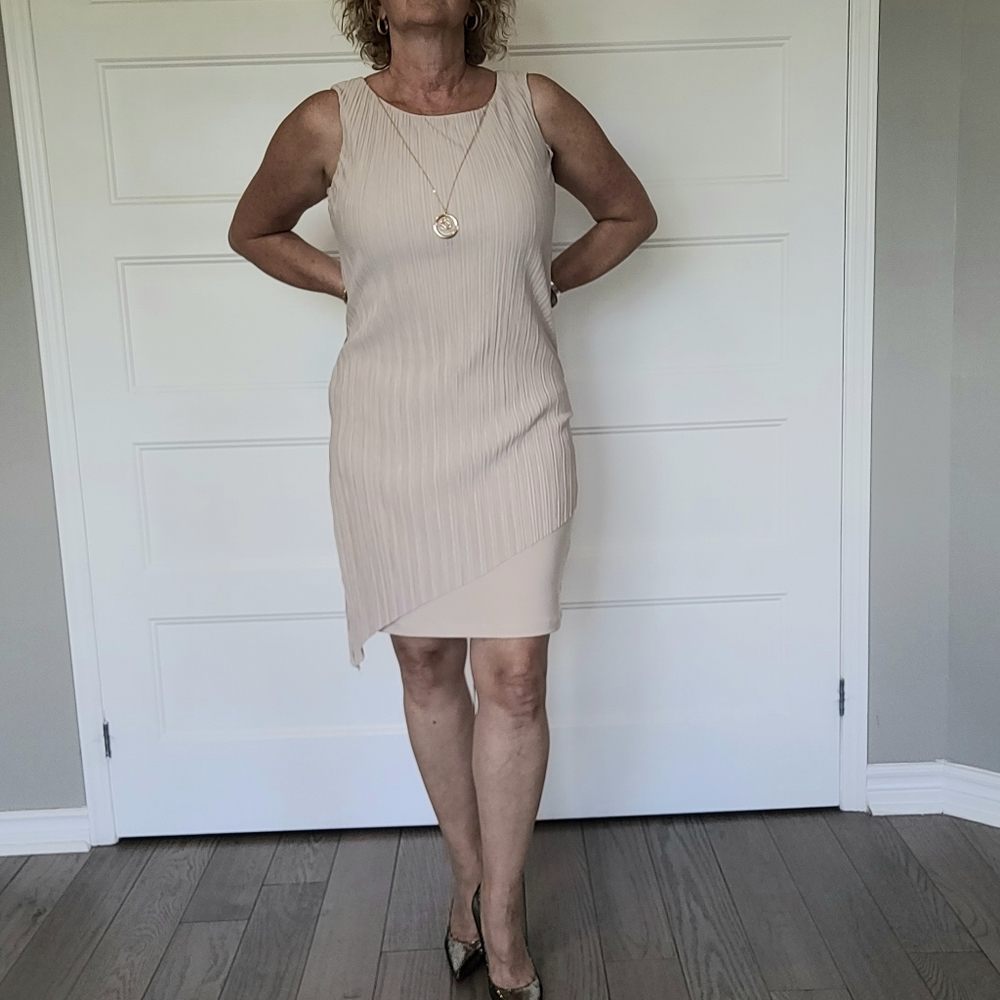 New With Tags Frank Lyman dress with overlay